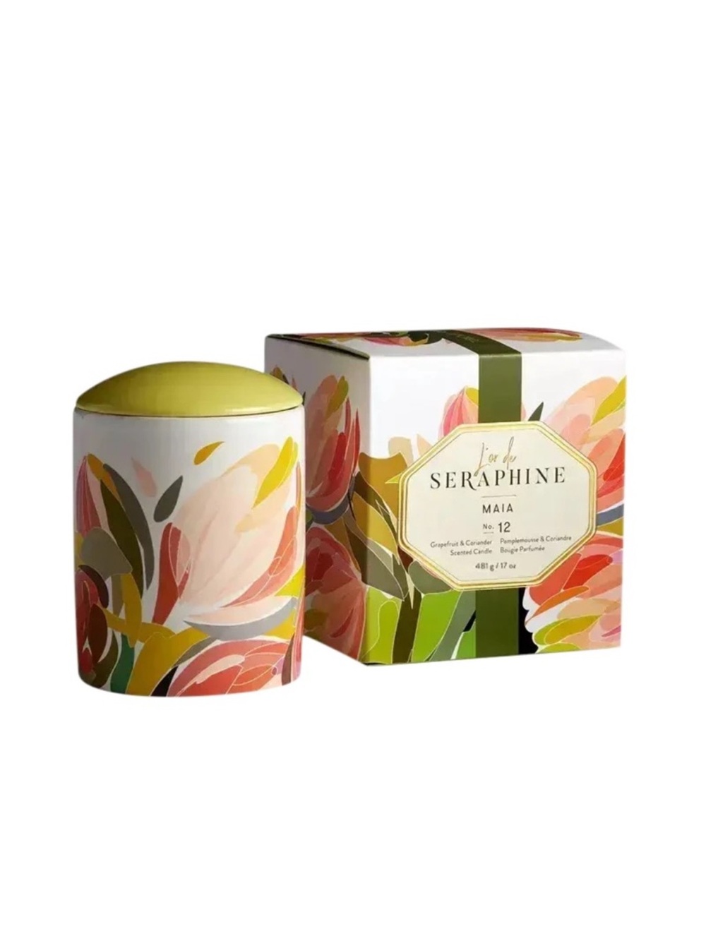 L'OR DE SERAPHINE Large Maia Pink Scented Candle BNIB Anthropologie